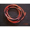 Silicoon 16 AWG snoer Rood/Zwart