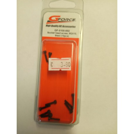 G-Force  imbus M2 boutje ,10 mm lang